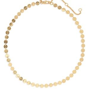 Madewell Disc Chain Necklace Vintage Gold
